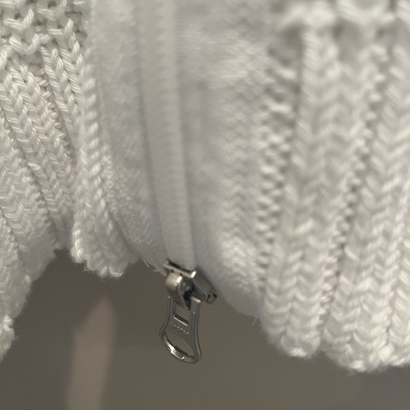 PURE new oversized cotton zipped sweater vest - Picture 5 of 8